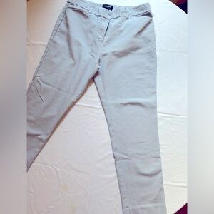 Liz Claiborne career Emma classic size 8, light gray, tapered and tailored
